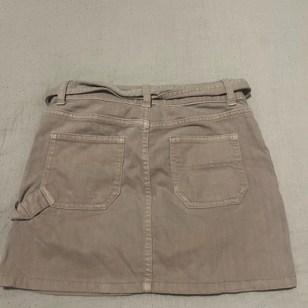 SO Beige Mini Skirt with Belt